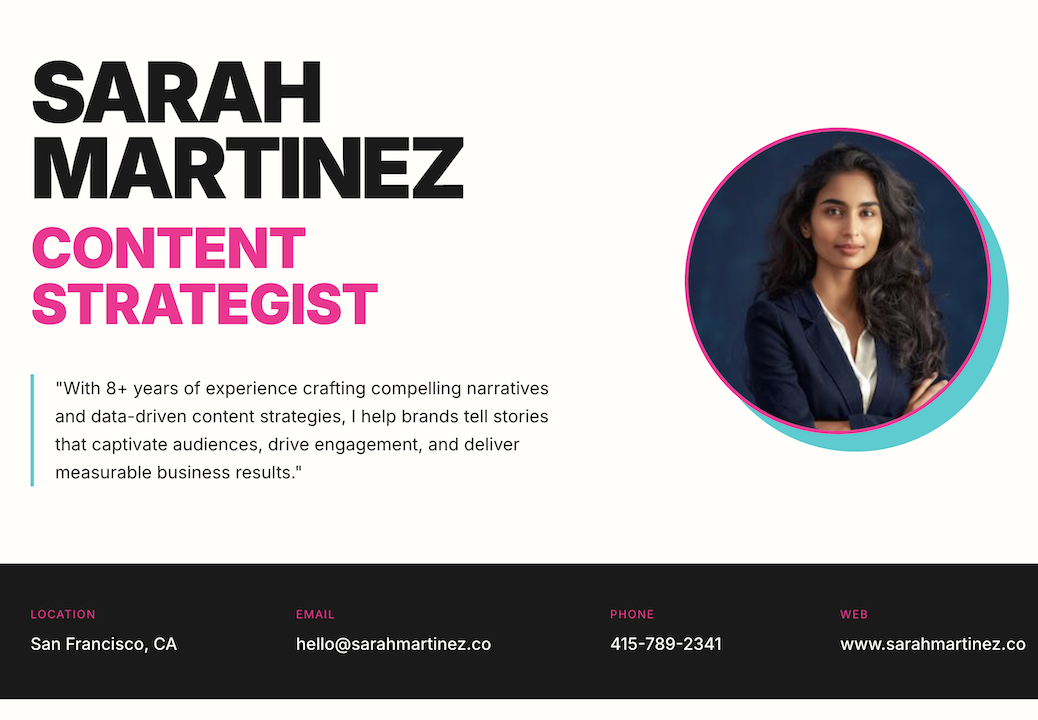 Creative profile